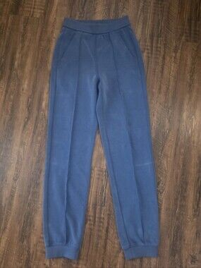 Lululemon XXXS Softstreme Classic-Fit High-Rise Jogger Pants Blue Twill 0